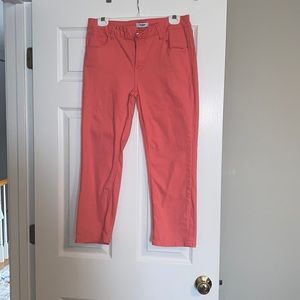 Kensie Peach Skinny Ankle Pants